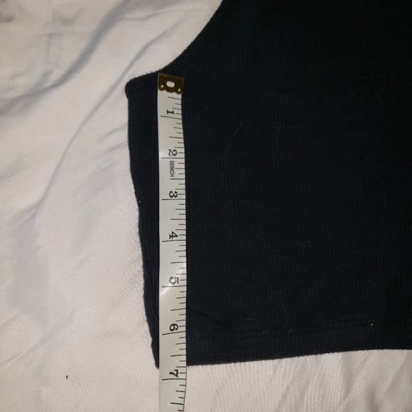 American Eagle Soft and Sexy Sport top  crop top Large Black - Picture 3 of 7